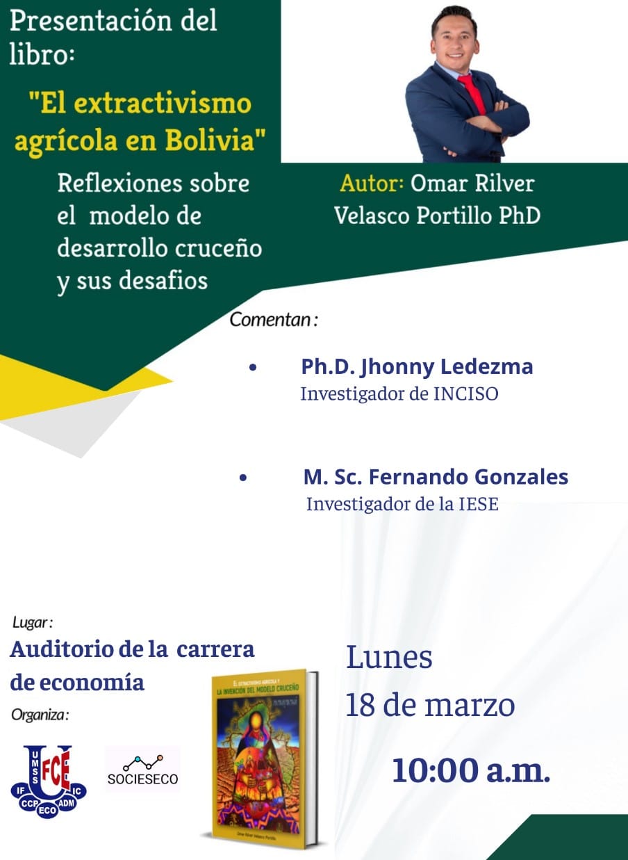 Presentación del Libro: «El Extractivismo Agrícola en Bolivia»